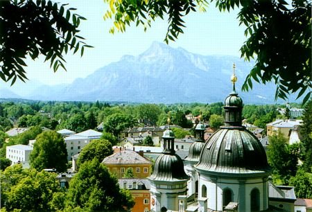 View over Salzburg