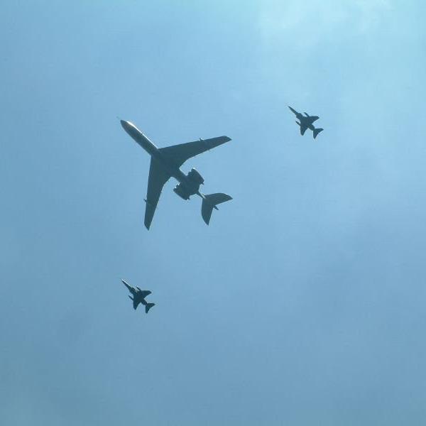 Fly past