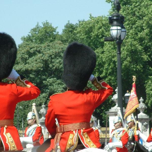 Saluting