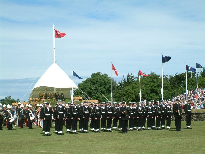 Formation in front of Tynwald Hill