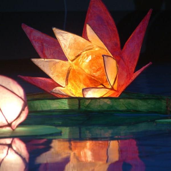 Floating lantern for Diwali