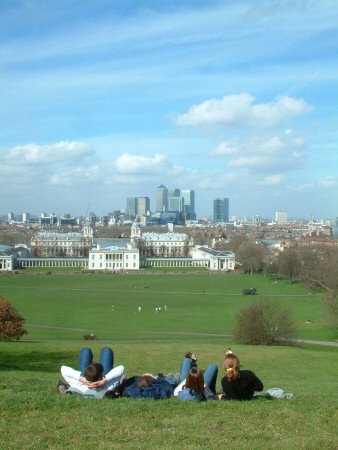 Relaxing in Greenwich Park