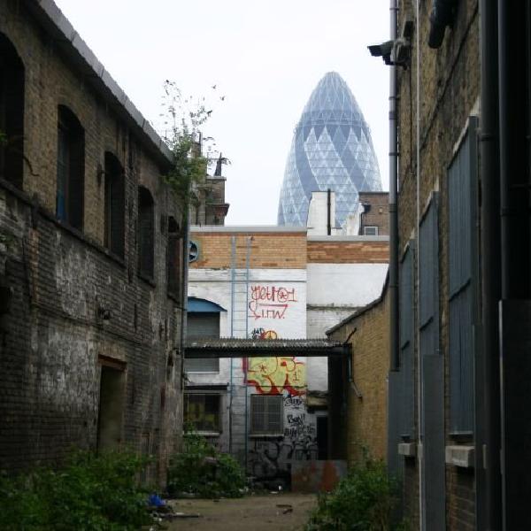 Alley and the gherkin
