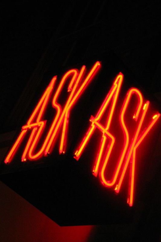 ASK sign