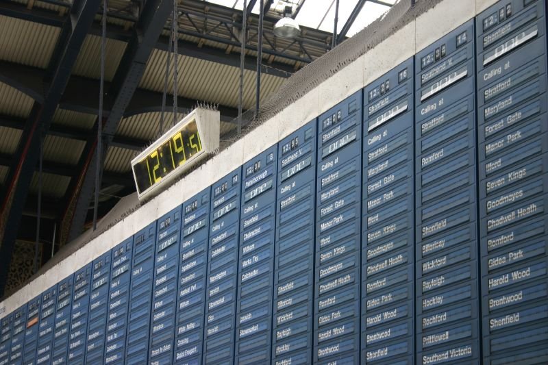 Departure boards