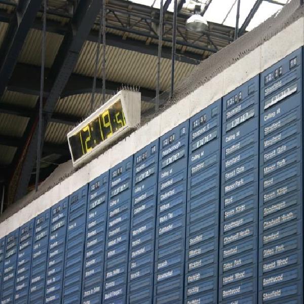 Departure boards