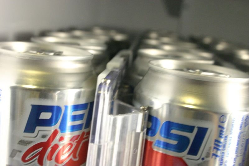 Diet Pepsi cans