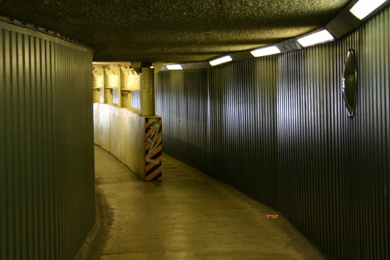 Empty underpass