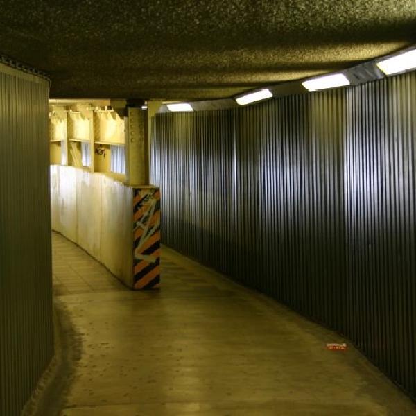 Empty underpass