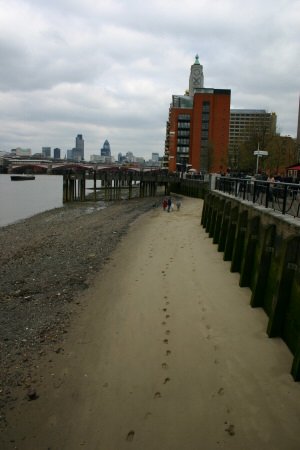 Footprints in the sand