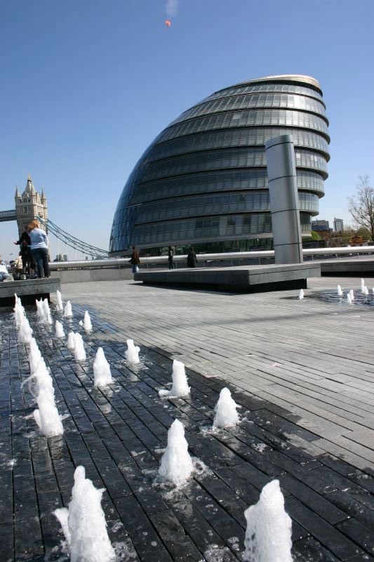 Fountains by City Hall