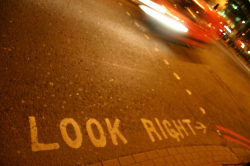 Look right