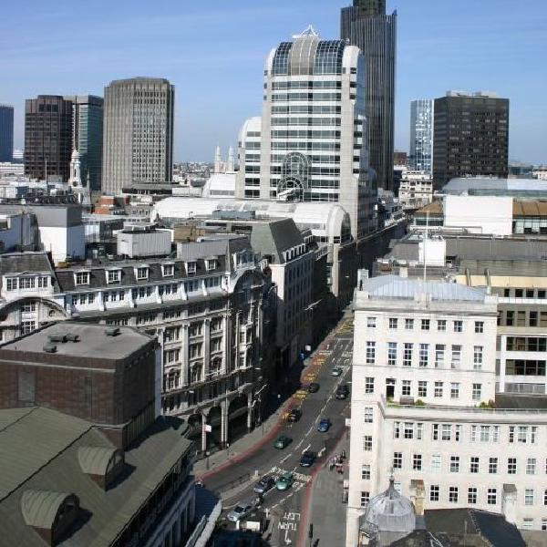 Looking north