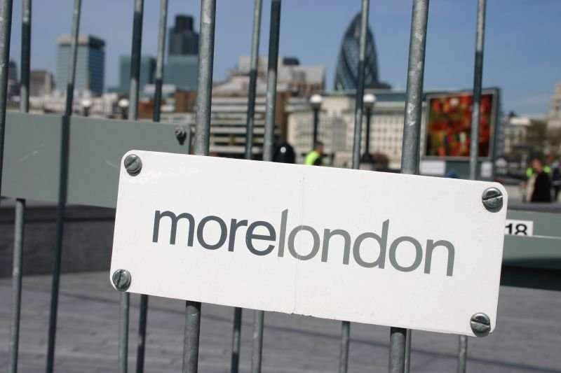 More London... caged off