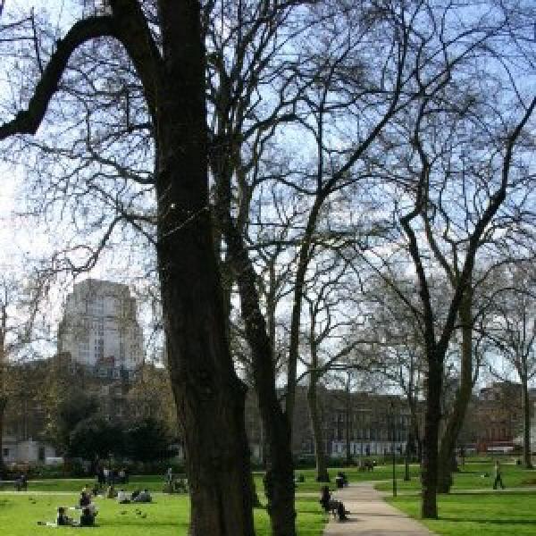 Path through Russell Square