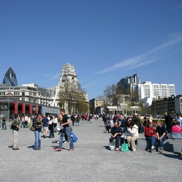 Square by the Tower of London