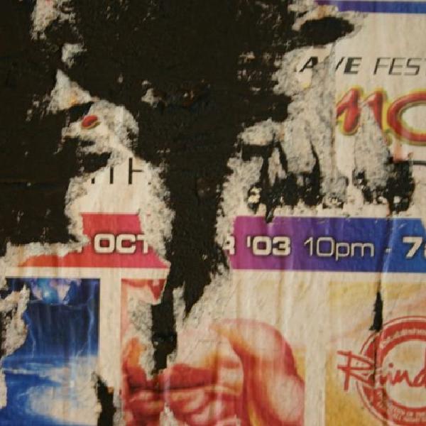 Torn poster