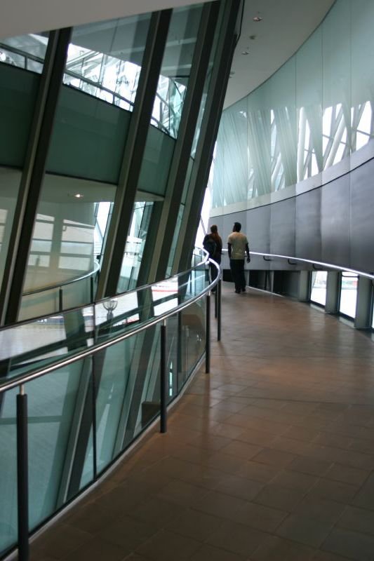 Walking up to the first floor