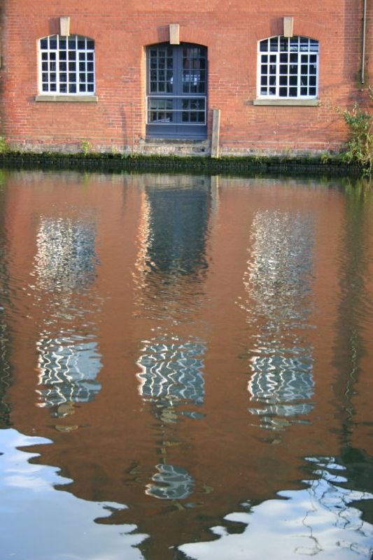 Building on the canal