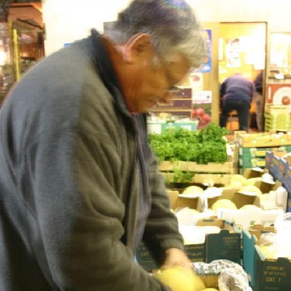 Checking the melons