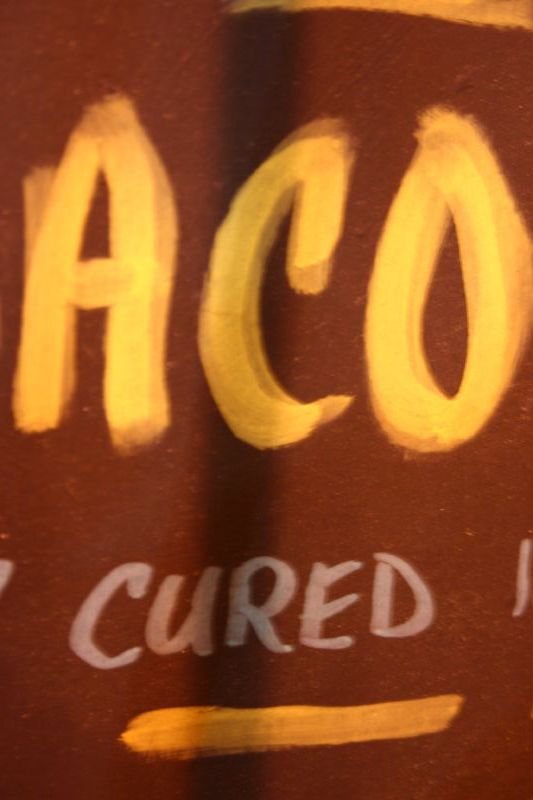 Cured bacon