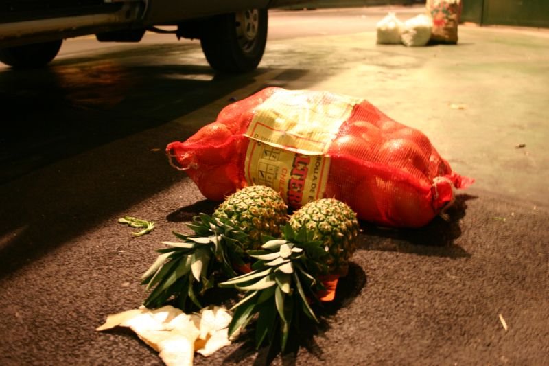 Pineapples and onions