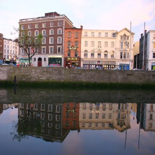 Reflections in the River Liffey