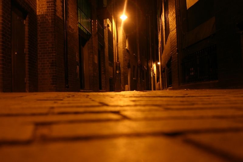 Shad Thames at night