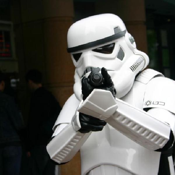Stormtrooper aiming (I surrender!)