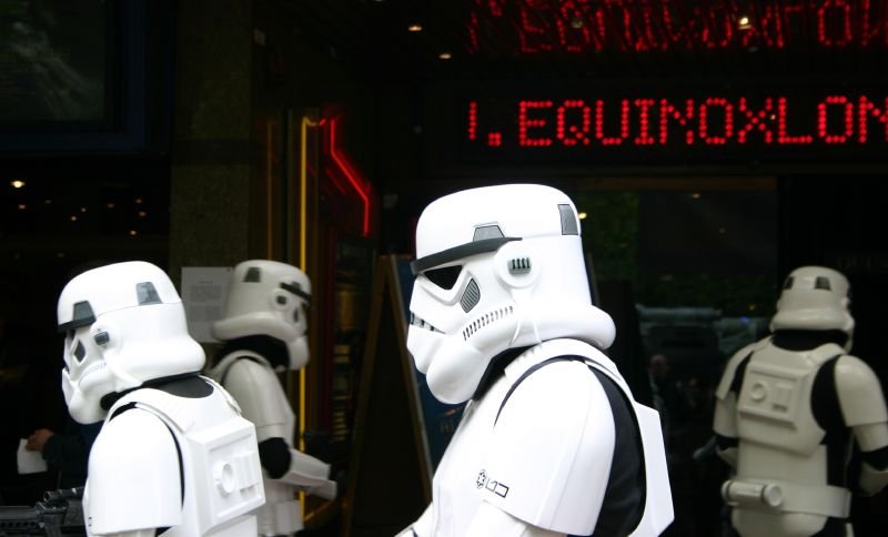 Stormtroopers circling