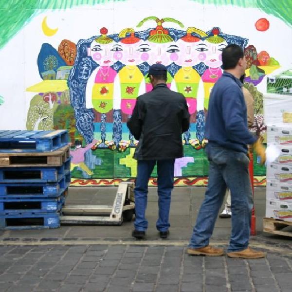 Unloading produce
