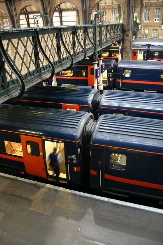 Boarding the train
