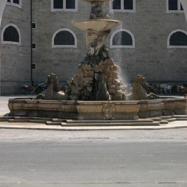 Fountain through the arch