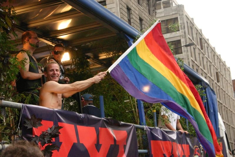 Flag waving