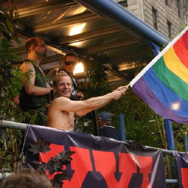 Flag waving