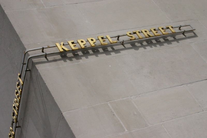 Keppel Street sign
