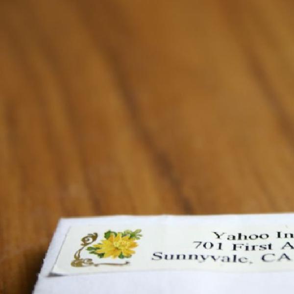 Letter from Yahoo!