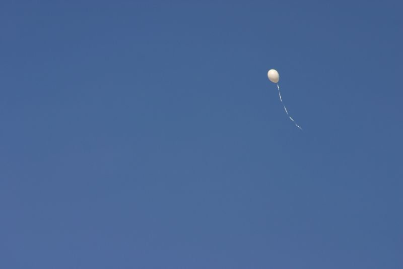 Lone balloon