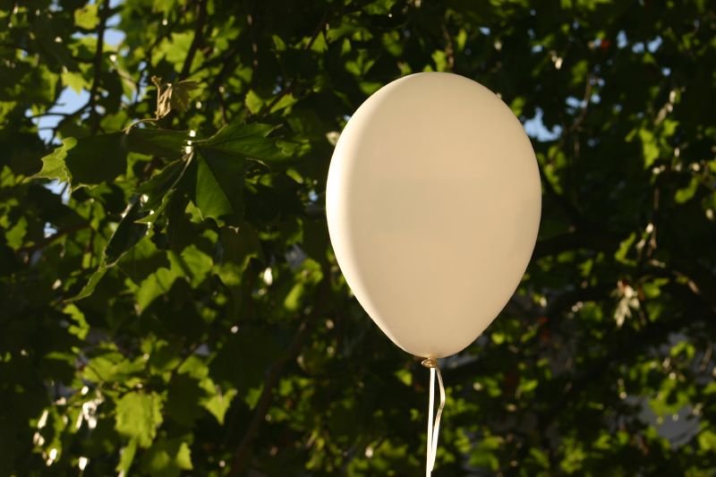 White balloon
