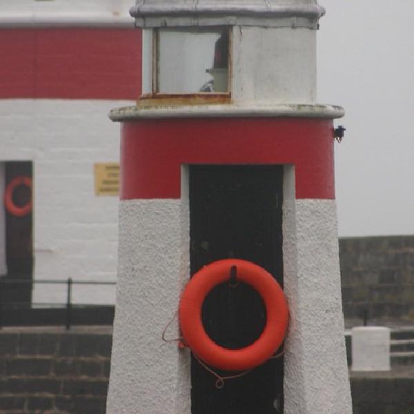Castletown harbour lighthouses