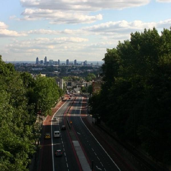 Heading into London