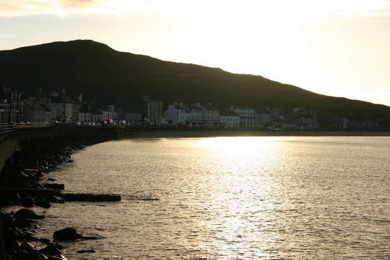 Peel seafront