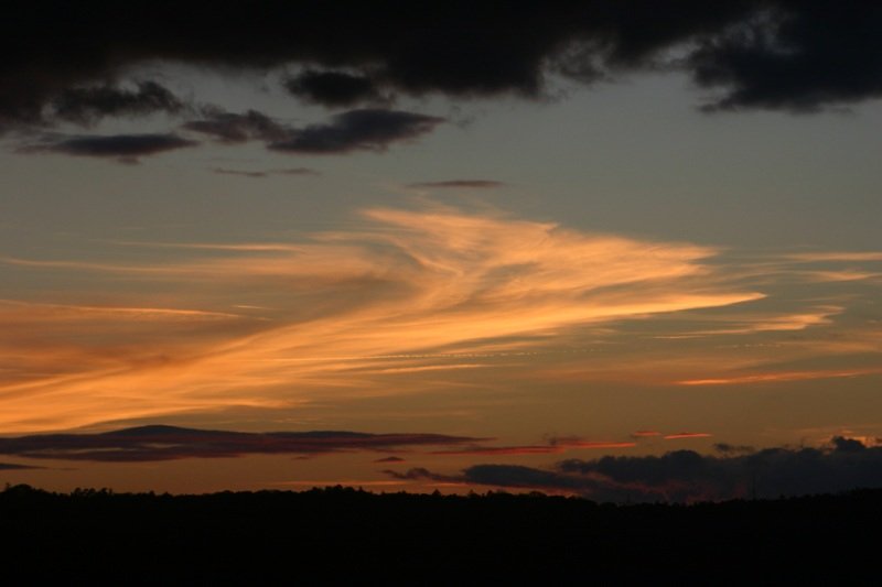 Looming clouds
