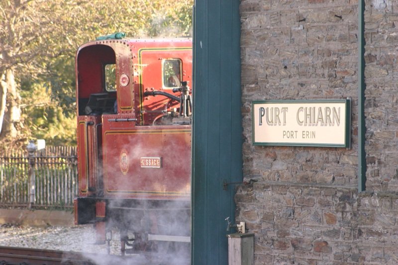 Pulling out of the railway shed