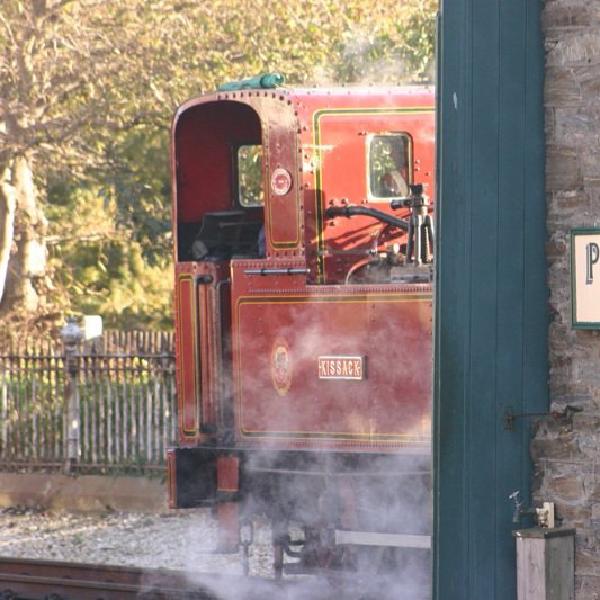 Pulling out of the railway shed
