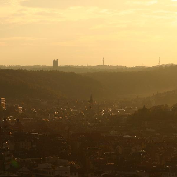 Setting sun