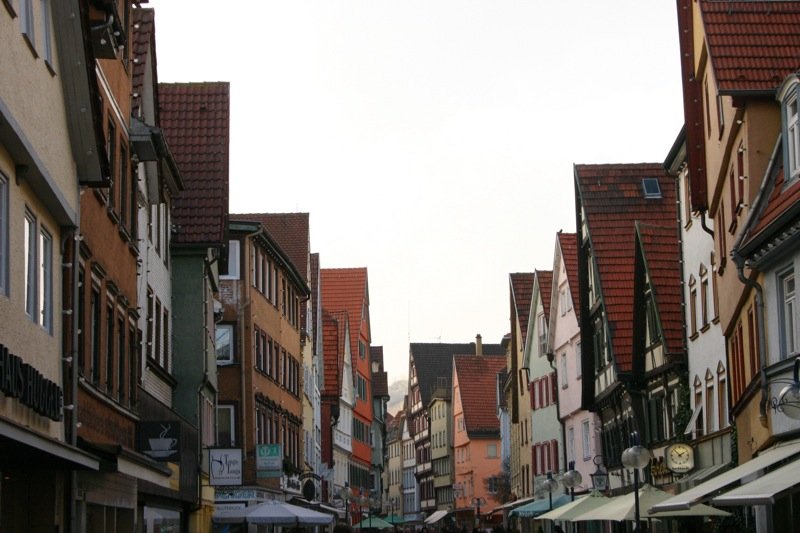 Pretty buildings on a grey day