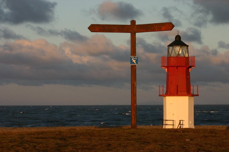 Northern tip