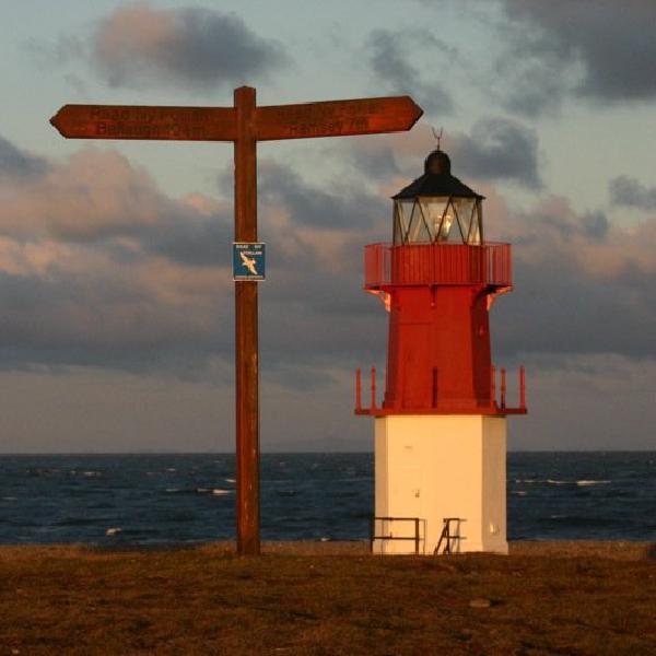 Northern tip