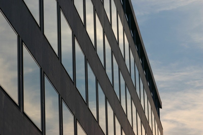See-through building